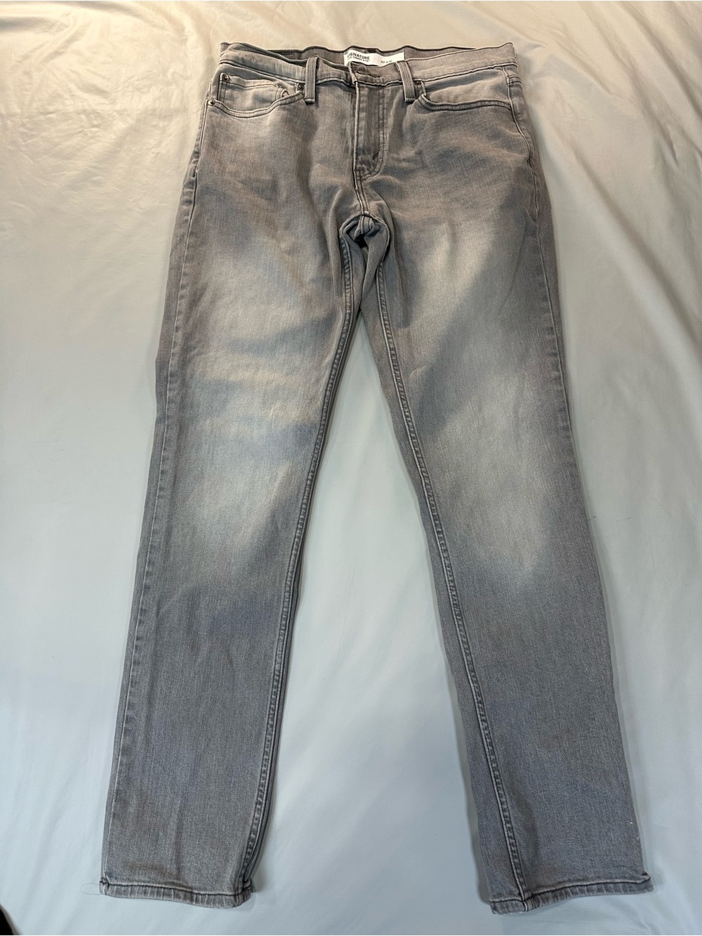 Signature by Levi Strauss Men's Gray Bootcut Jeans 32x32